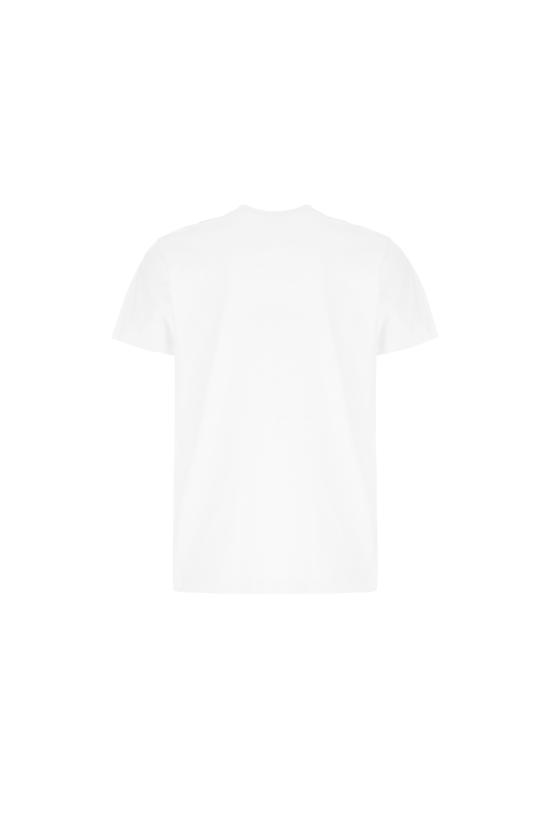 26SS 몽클레어 리본 로고 코튼 티셔츠 8C0001789B8Y 00A Bianco - MONCLER