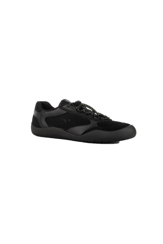 26SS 프라다 스피드락 레더 앤 메쉬 패브릭 스니커즈 2EE468FG0003ZM0 F0002 Nero - PRADA