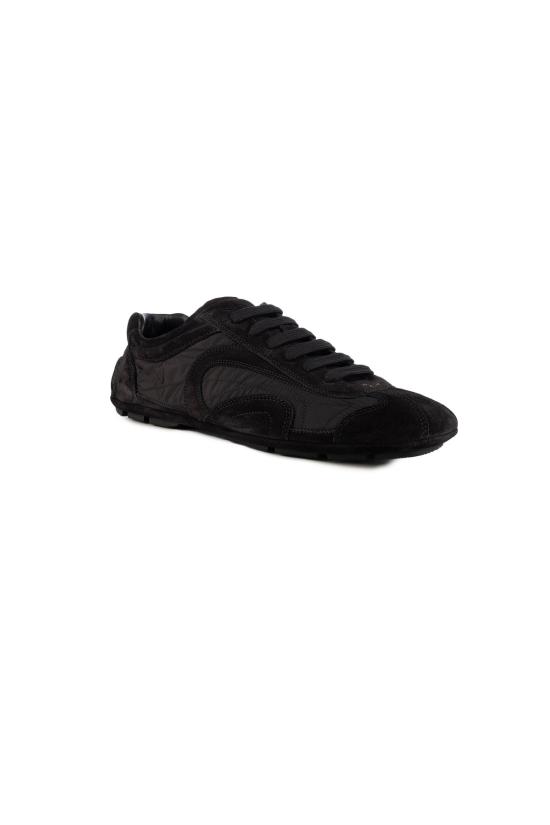 26SS 프라다 몬테카를로 리에디션 2005 스웨이드 스니커즈 4E1165FG001D7R F0002 Nero - PRADA