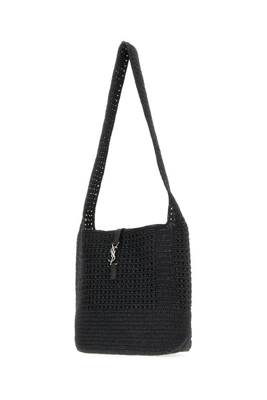 26SS 생로랑 LE 5 A 7 마크라메 미디엄백 778827GAAEN 1000 Nero - SAINT LAURENT