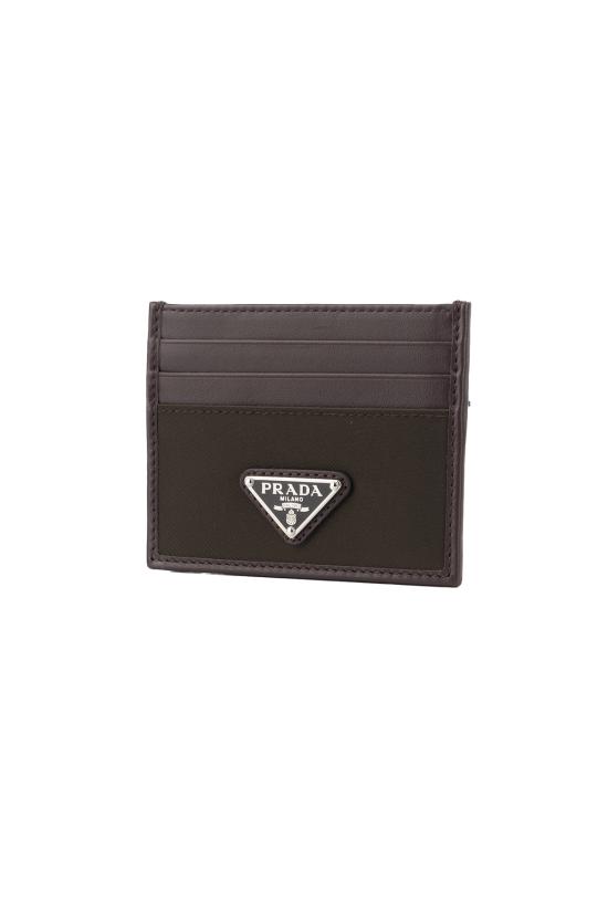 26SS 프라다 앤티크 레더 가죽 카드 지갑 앤티크 레더 가죽 카드 지갑 2MC0252DW3 F0334 MIMETICO - PRADA