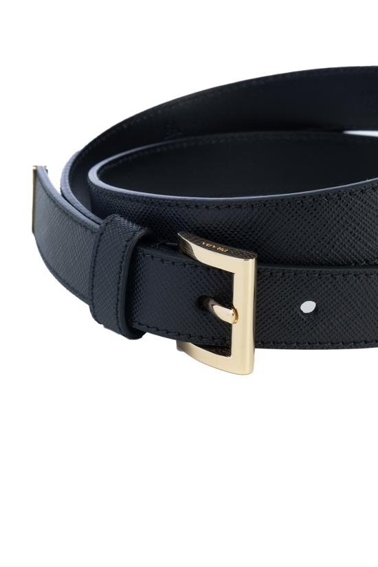 26SS 프라다 사피아노 가죽 벨트 1CC618053 F0002 Nero - PRADA