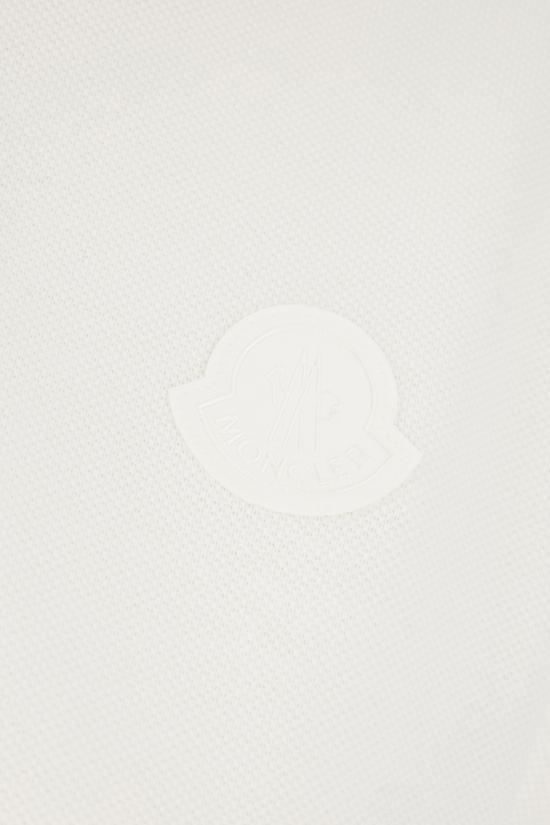 26SS 몽클레어 로고 패치 숏슬리브 폴로 셔츠 8A0000589A16 00A Bianco - MONCLER
