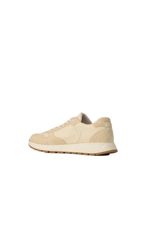 26SS 프라다 프랙스 2.0 리나일론 및 스웨이드 스니커즈 2EE436FG000ZJM F0304 Avorio - PRADA