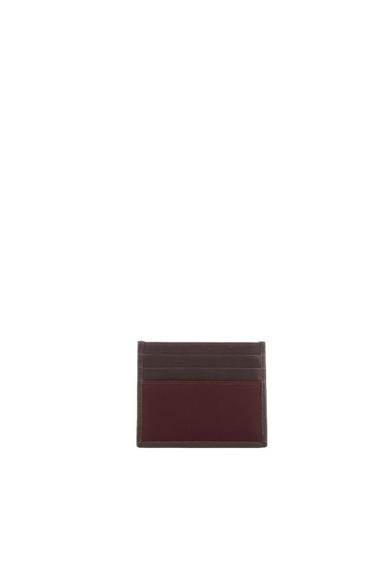 26SS 프라다 앤티크 레더 가죽 카드 지갑 2MC0252DW3 F0007 BORDEAUX - PRADA