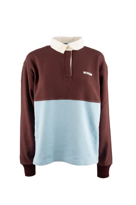 26SS 프라다 폴로 티셔츠 134726186J F05AX BORDEAUX CELESTE DESERTO