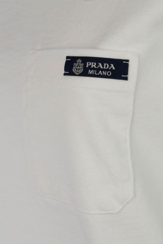 26SS 프라다 반팔 티셔츠 3573B18ZE F0009 Bianco - PRADA
