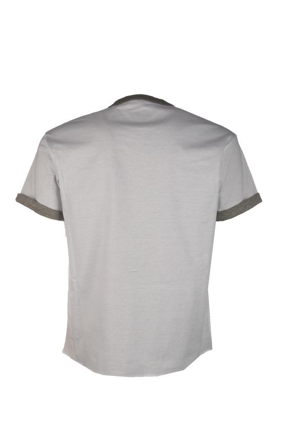26SS 프라다 리버시블 코튼 티셔츠 UJN9601801 F0AV1 BIANCO GRIGIO - PRADA