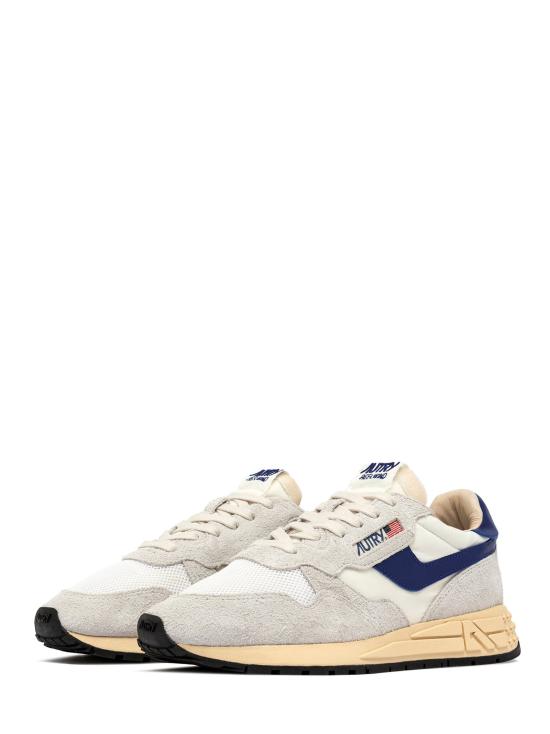 26FW 오트리 릴윈드 스니커즈 WWLW UT01 SUEDE NET WHT LIMOGES - AUTRY