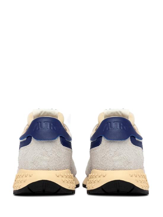 26FW 오트리 릴윈드 스니커즈 WWLW UT01 SUEDE NET WHT LIMOGES - AUTRY