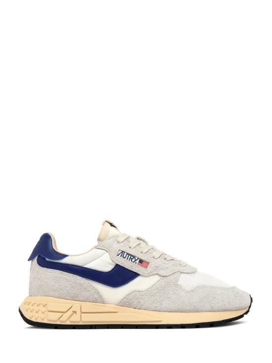 26FW 오트리 릴윈드 스니커즈 WWLW UT01 SUEDE NET WHT LIMOGES
