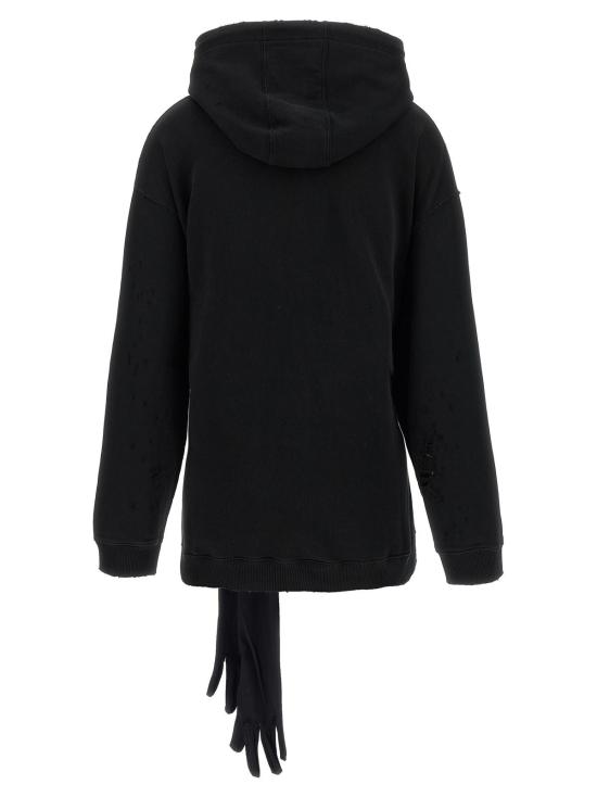  MM6 메종마르지엘라 숏 원피스 Mm6 메종 마르지엘라 코튼 숏 드레스 블랙 - MM6 MAISON MARGIELA