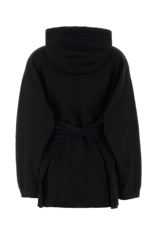  MM6 메종마르지엘라 숏 원피스 Mm6 메종 마르지엘라 코튼 미니 스웨트셔츠 드레스 - MM6 MAISON MARGIELA