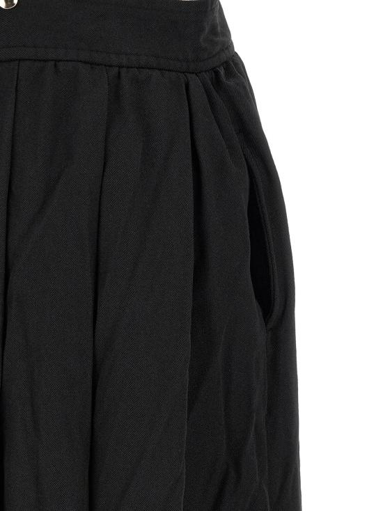  꼼데가르송 미디 스커트 Comme Des Garçons 블랙 폴리에스테르 - COMME DES GARCONS