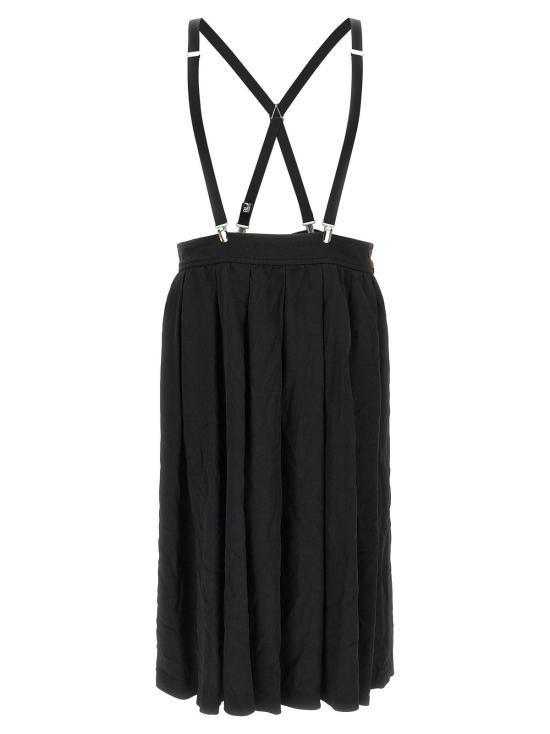  꼼데가르송 미디 스커트 Comme Des Garçons 블랙 폴리에스테르