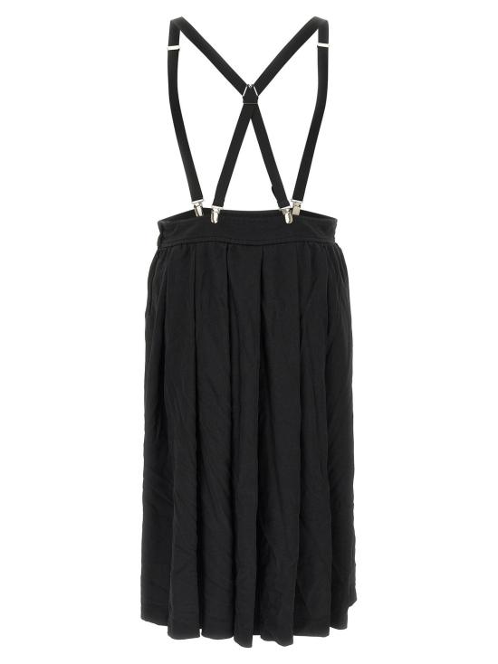  꼼데가르송 미디 스커트 Comme Des Garçons 블랙 폴리에스테르 - COMME DES GARCONS