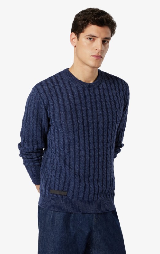 26SS 씨세 스웨터 KR062 XG064B82 Denim blu - SEASE