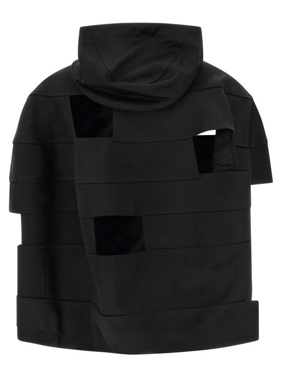  꼼데가르송 자켓 Comme Des Garçons 울 쉘 재킷 블랙 - COMME DES GARCONS
