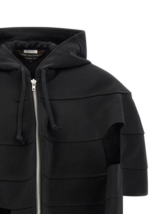  꼼데가르송 자켓 Comme Des Garçons 울 쉘 재킷 블랙 - COMME DES GARCONS