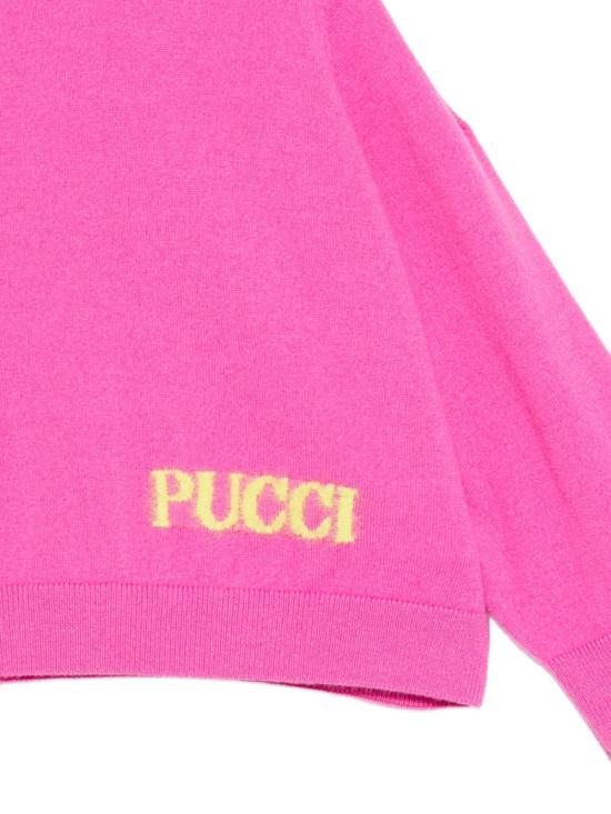 26FW [키즈] 에밀리오푸치 니트/스웻셔츠 PZ9A00Z2362 543 Fucsia - EMILIO PUCCI