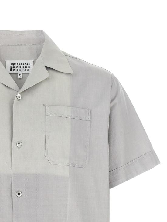  마르지엘라 셔츠 메종  코튼 블라우스 그레이 - MAISON MARGIELA