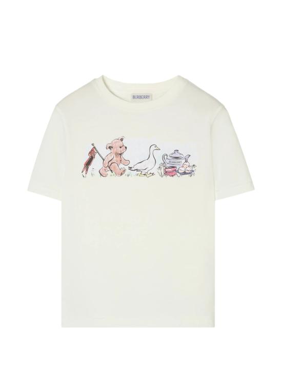 26FW [키즈] 버버리 티셔츠 8126581 A2014 Bianco