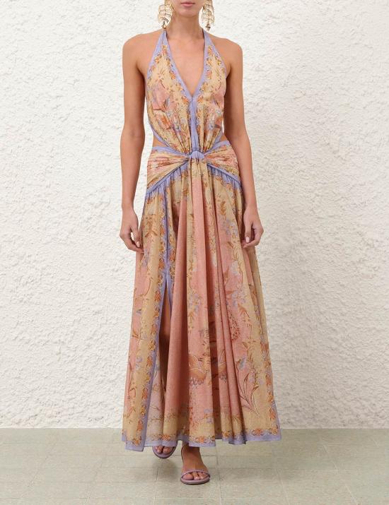 26FW 짐머만 미디 원피스 8539DSS262 PKSF Rosa - ZIMMERMANN