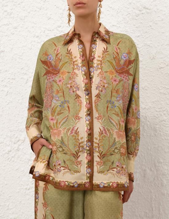 26FW 짐머만 블라우스 8686TSS262 KHSF Verde - ZIMMERMANN