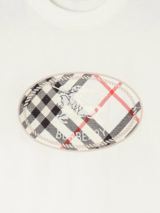 26FW 버버리 반팔 티셔츠 8128058 B7078 Bianco - BURBERRY