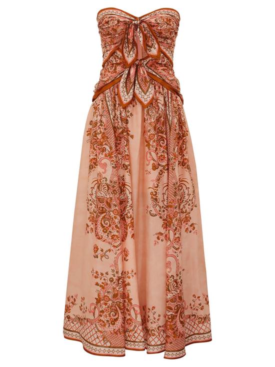 26FW 짐머만 미디 원피스 8062DSS261 PPSFL Rosa