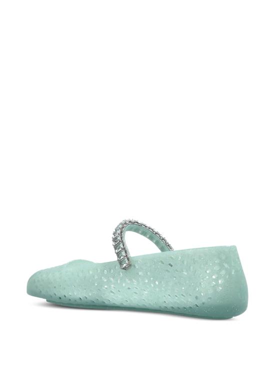 26FW 지미추 플랫 슈즈 THEJELLYNTX LIGHTVERDE Verde - JIMMY CHOO