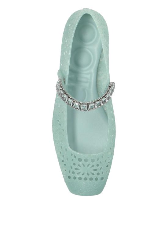 26FW 지미추 플랫 슈즈 THEJELLYNTX LIGHTVERDE Verde - JIMMY CHOO