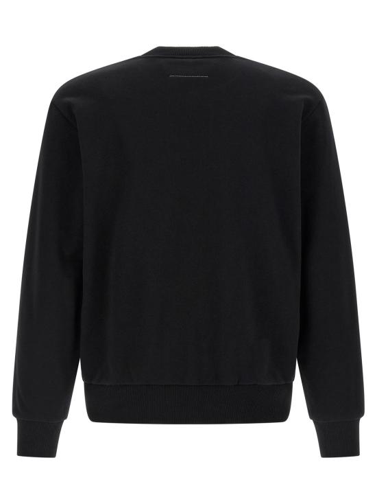  MM6 메종마르지엘라 긴팔 티셔츠 Mm6 메종 마르지엘라 코튼 스웨트셔츠 - MM6 MAISON MARGIELA