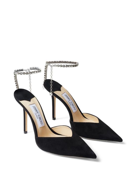 26FW 지미추 힐/펌프스 SAEDA100EWA BLACKCRYSTAL Nero - JIMMY CHOO