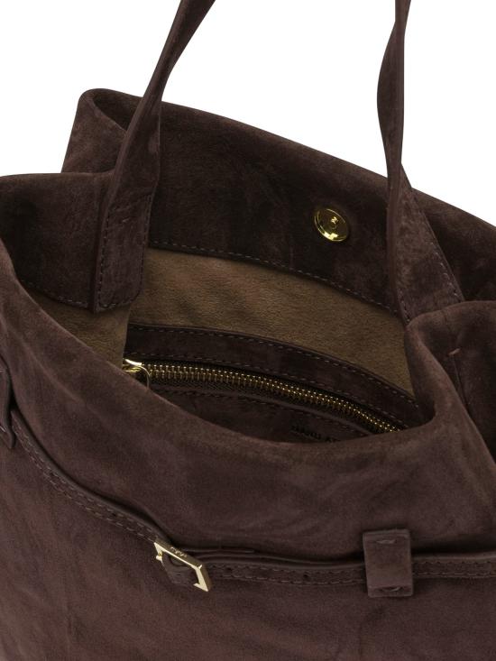 26FW 마누아뜰리에 숄더백 2024344TOTE DU JOURDEEP BROWN - MANU ATELIER
