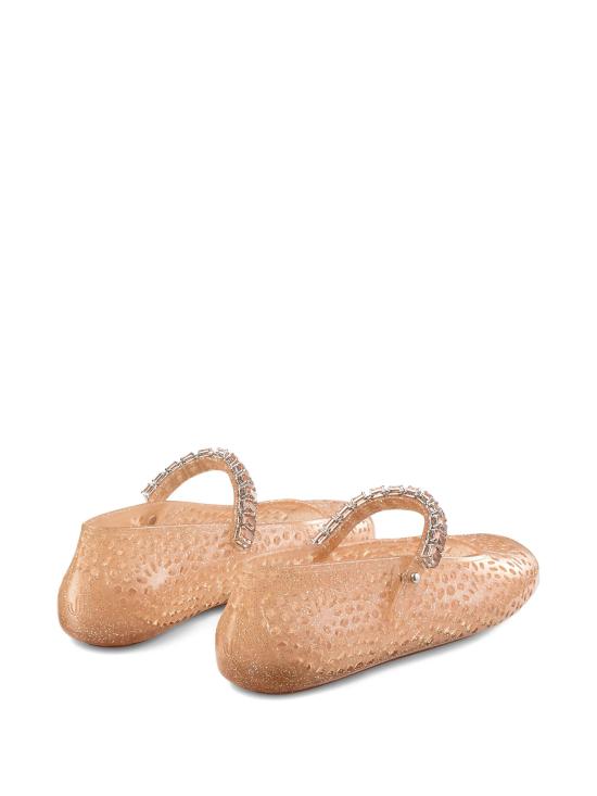 26FW 지미추 플랫 슈즈 THEJELLYNTX LIGHTTOFFEE BEIGE - JIMMY CHOO