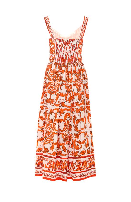 26FW 돌체앤가바나 미디 원피스 F6TTHT GDDRLS9000 MAIOLICA - DOLCE & GABBANA