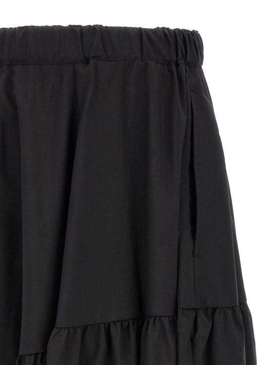  꼼데가르송 스트레이트 팬츠 Comme Des Garçons 블랙 폴리에스테르 캐주얼 팬츠 - COMME DES GARCONS