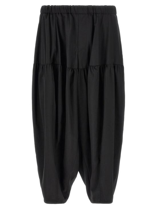  꼼데가르송 스트레이트 팬츠 Comme Des Garçons 블랙 폴리에스테르 캐주얼 팬츠