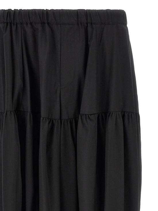  꼼데가르송 스트레이트 팬츠 Comme Des Garçons 블랙 폴리에스테르 캐주얼 팬츠 - COMME DES GARCONS