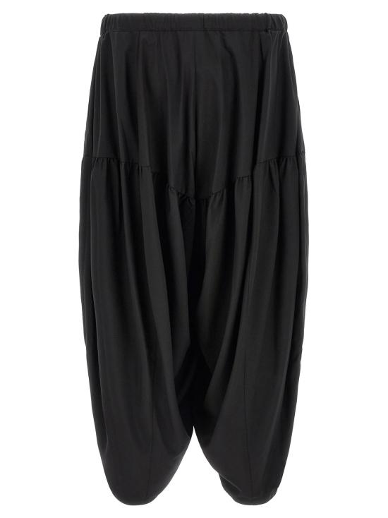  꼼데가르송 스트레이트 팬츠 Comme Des Garçons 블랙 폴리에스테르 캐주얼 팬츠 - COMME DES GARCONS