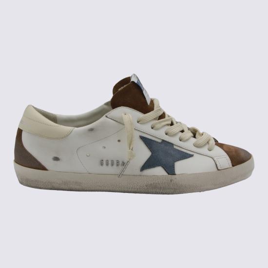 26FW 골든구스 스니커즈 GMF00102 F00869583401 WHITE BROWN BLUE DENIM CREAM