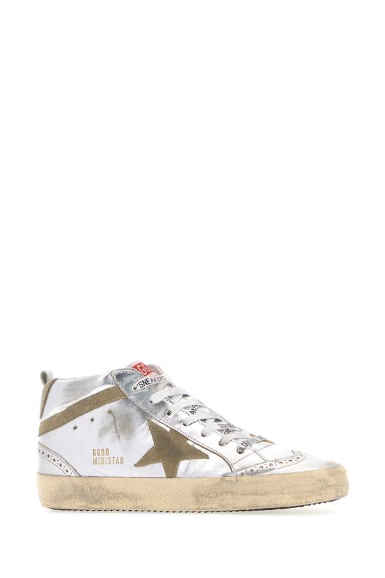 26FW 골든구스 미드 스타 스니커즈 GWF00122F002794 70216 Silver - GOLDEN GOOSE