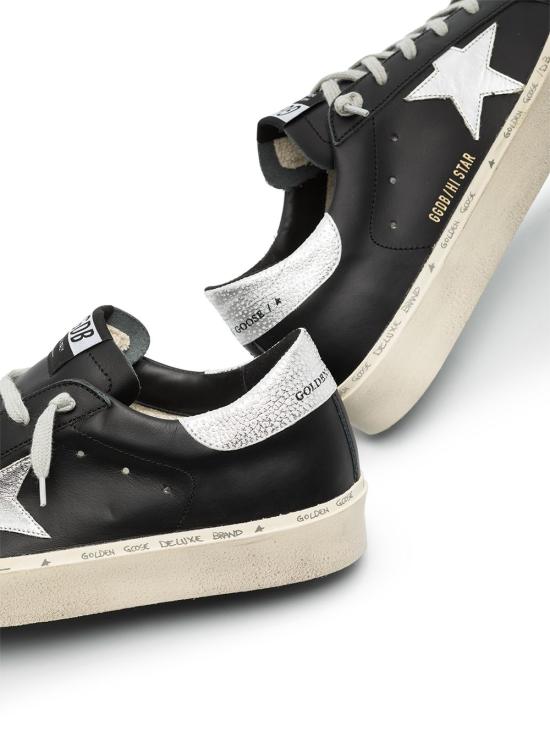 26FW 골든구스 하이스타 스니커즈 GWF00118 F00032890179 BLACK SILVER - GOLDEN GOOSE