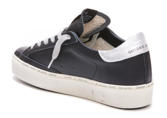 26FW 골든구스 하이스타 스니커즈 GWF00118 F00032890179 BLACK SILVER - GOLDEN GOOSE