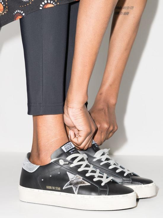 26FW 골든구스 하이스타 스니커즈 GWF00118 F00032890179 BLACK SILVER - GOLDEN GOOSE