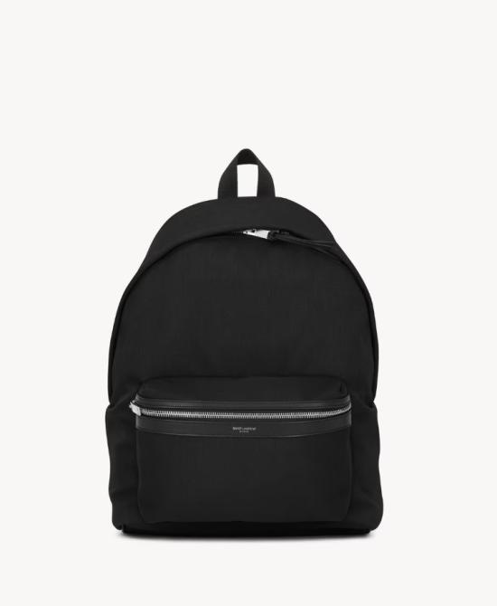 26FW 생로랑 CITY 시티 클래식 로고 백팩 534967FAEYY 1000 NERO NERO NERO NERO
