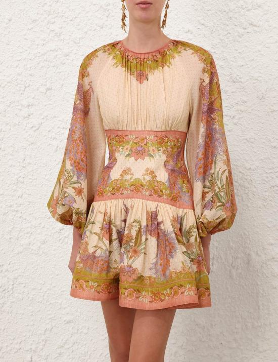 26FW 짐머만 미디 원피스 5515DSS262 CTSF Rosa - ZIMMERMANN