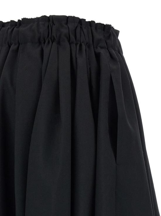  꼼데가르송 숏팬츠 Comme Des Garçons 블랙 울 버뮤다 쇼츠 - COMME DES GARCONS