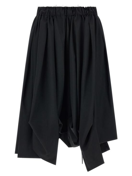  꼼데가르송 숏팬츠 Comme Des Garçons 블랙 울 버뮤다 쇼츠